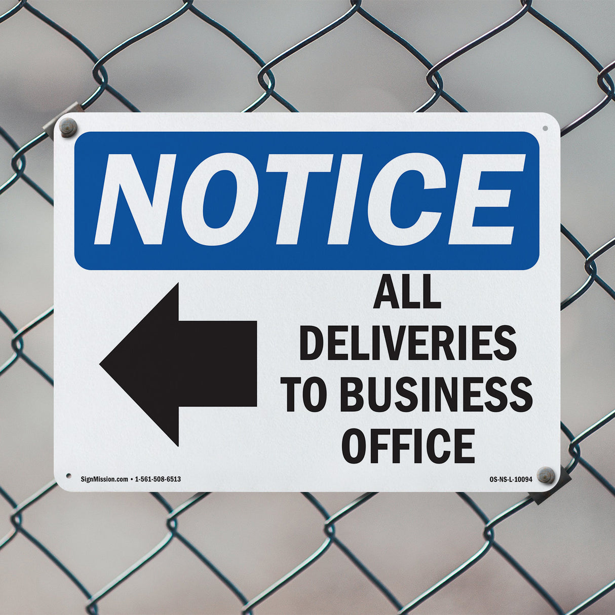 All Deliveries To Business Office