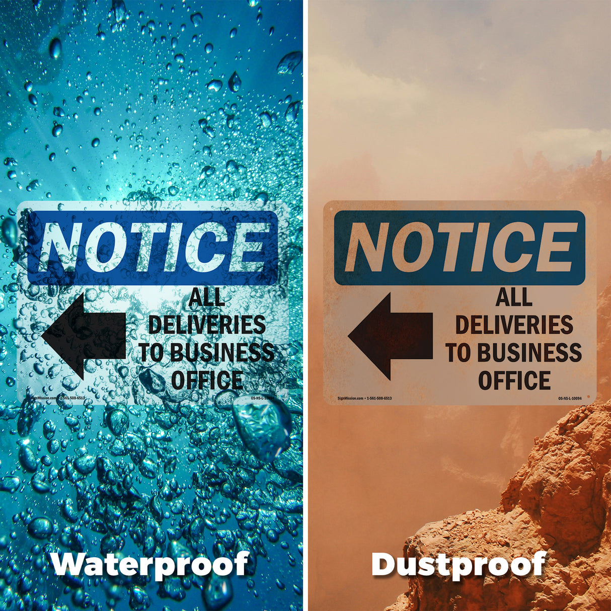 All Deliveries To Business Office