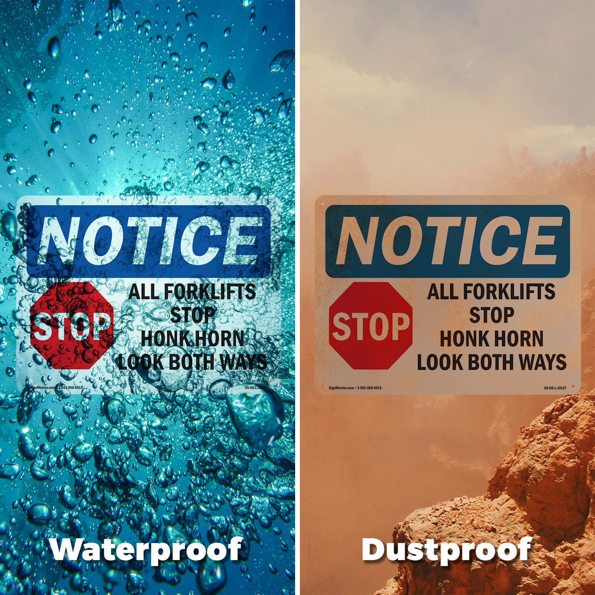 All Forklifts Stop Honk Horn