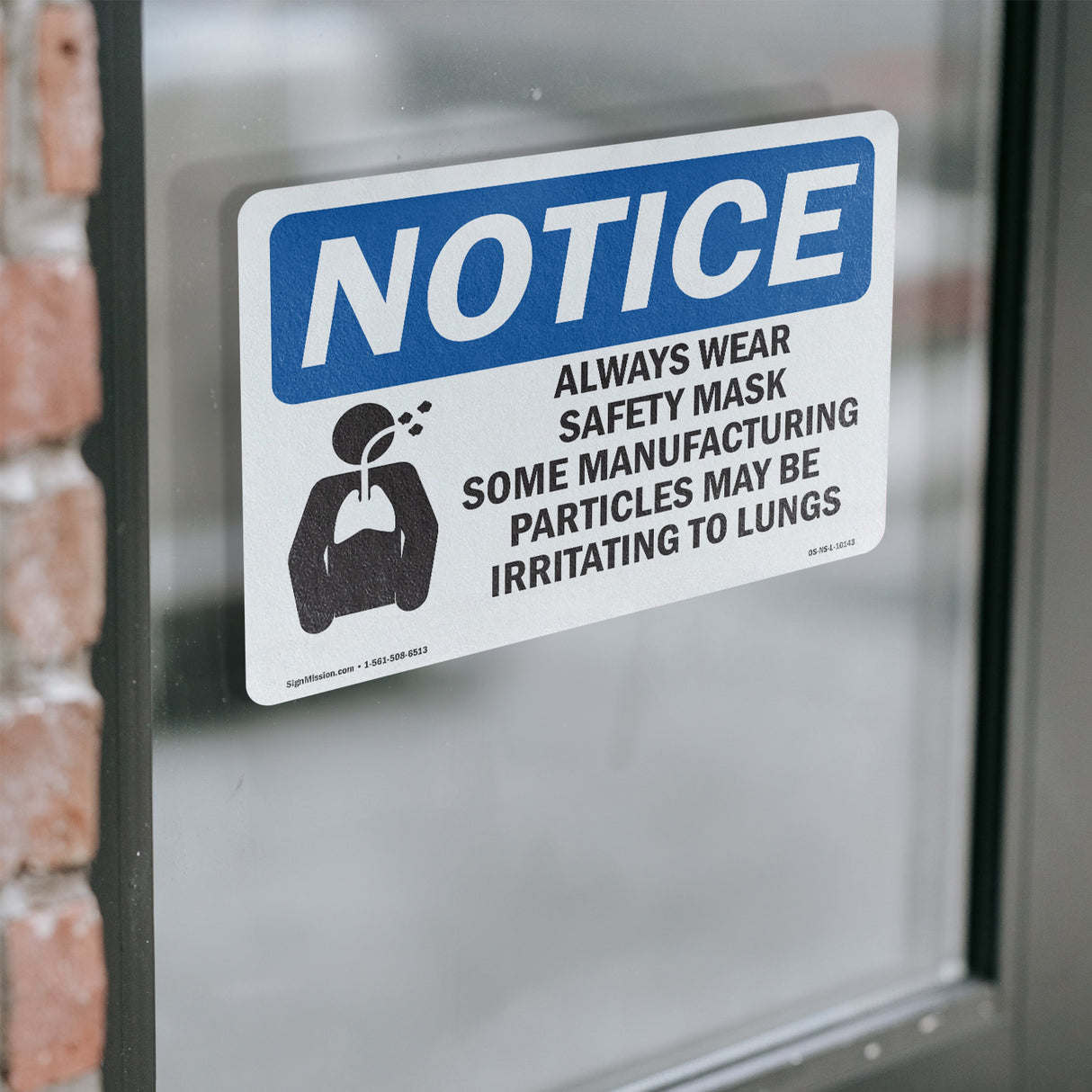 Always Wear Safety Mask Some Sign With Symbol