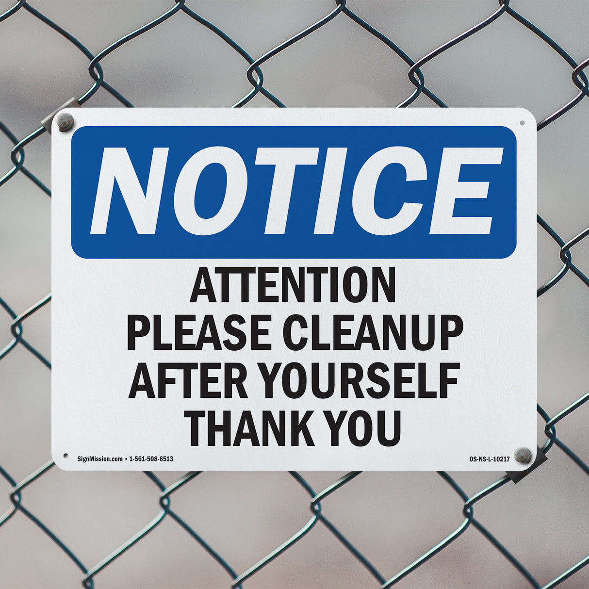 Attention Please Cleanup After