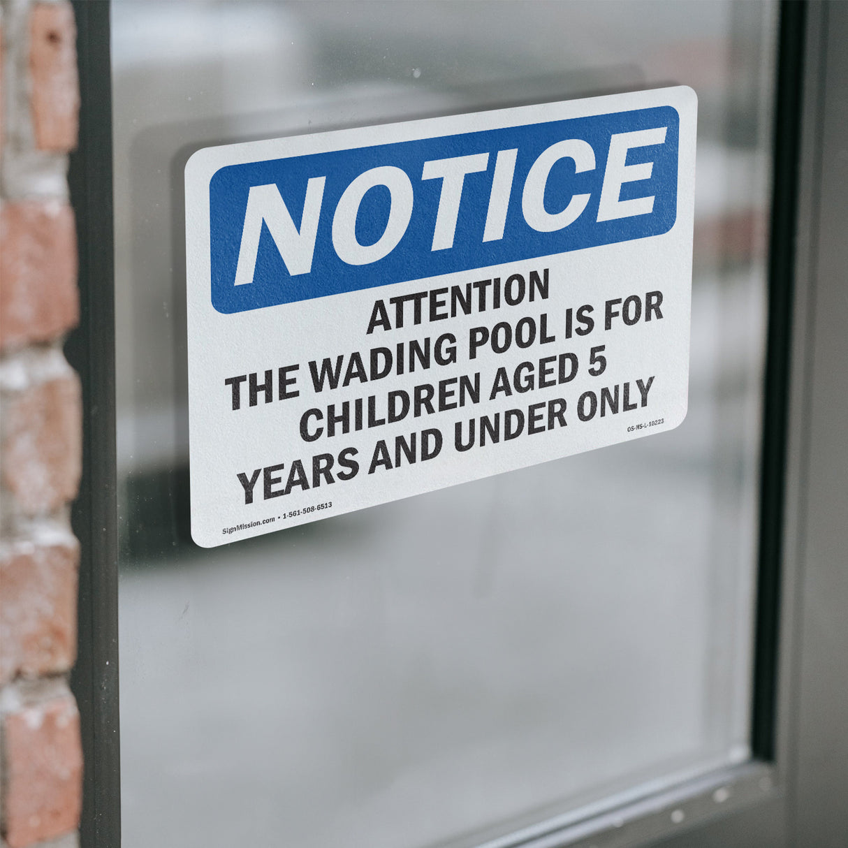 Attention The Wading Pool Is For Children