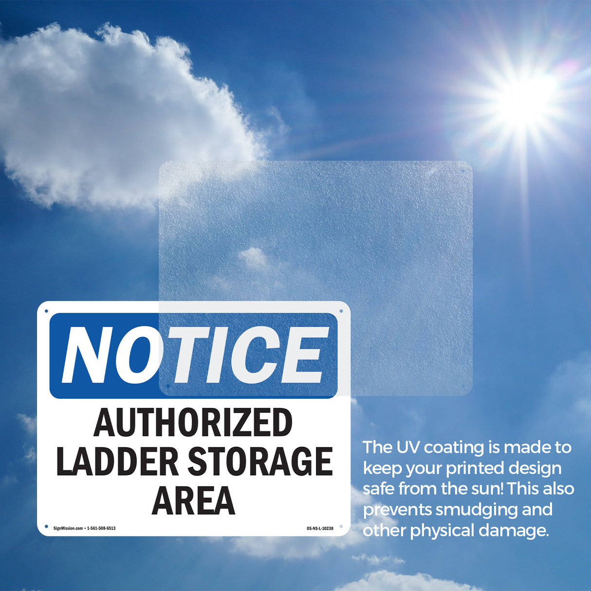Authorized Ladder Storage Area