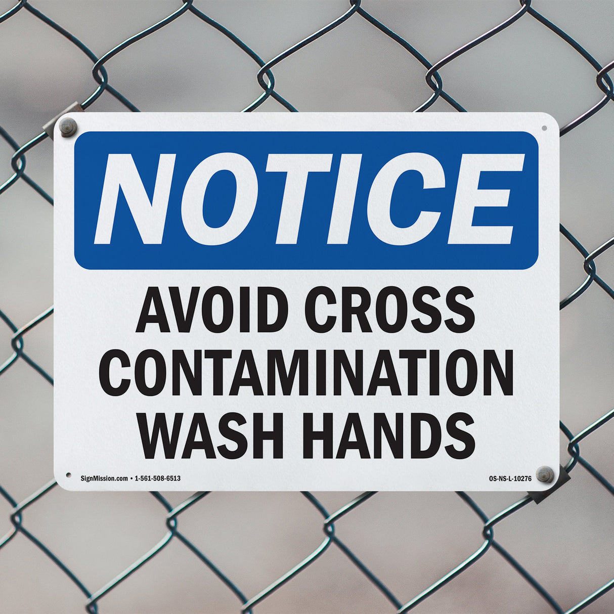 Avoid Cross Contamination Wash Hands