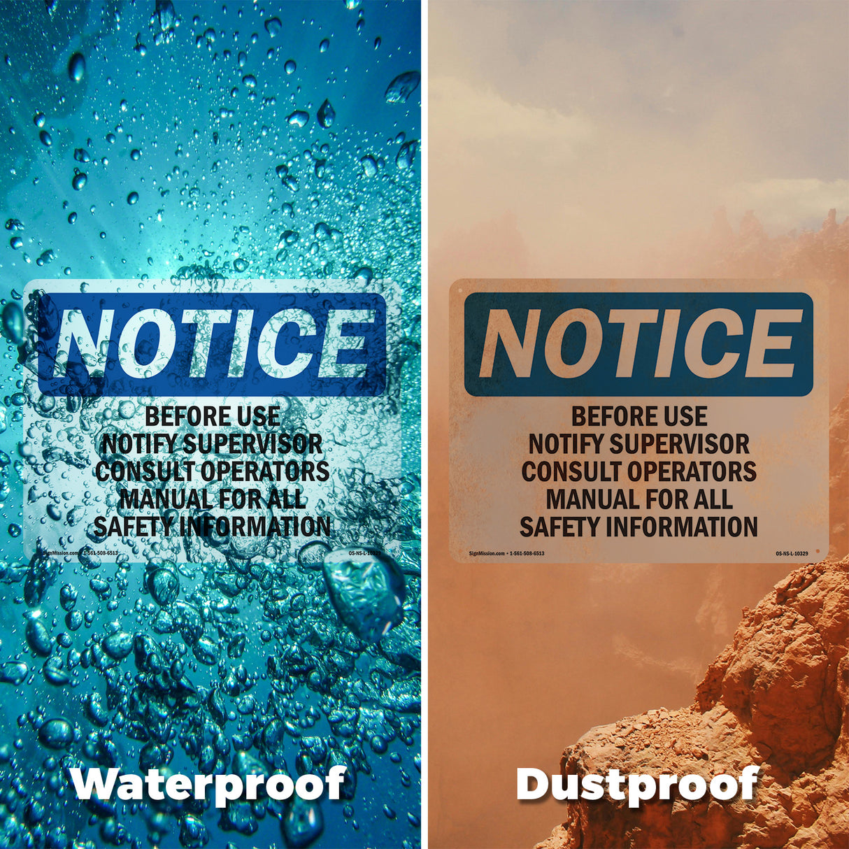 Before Use Notify Supervisor Consult Operators