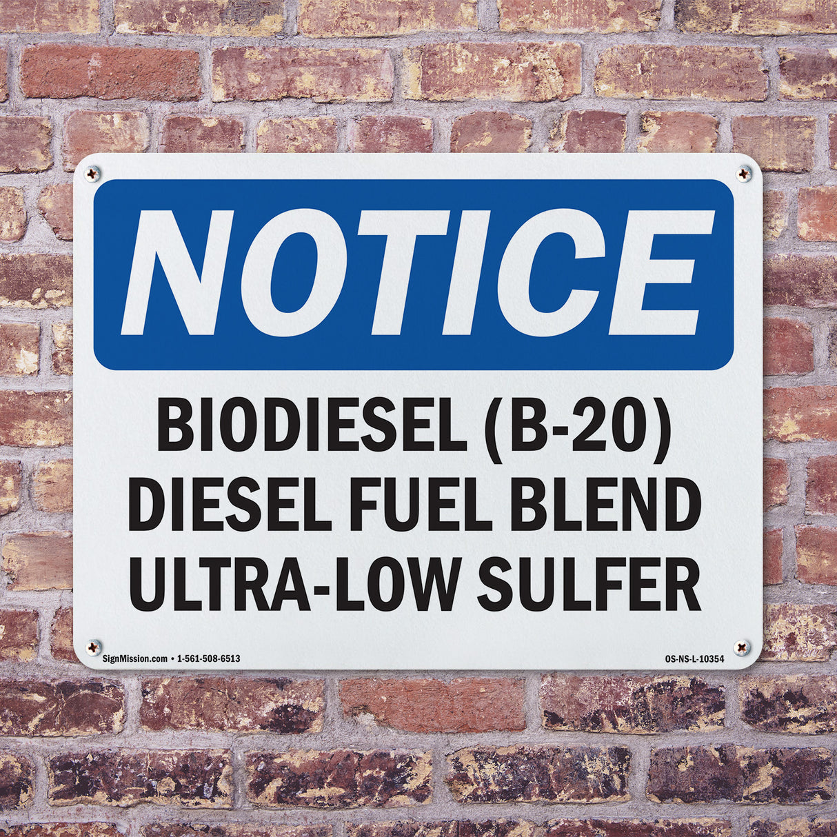 Biodiesel (B-20) Diesel Fuel Blend
