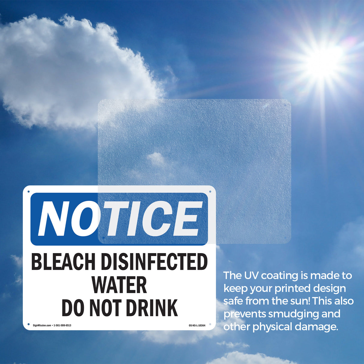 Bleach Disinfected Water Do Not Drink