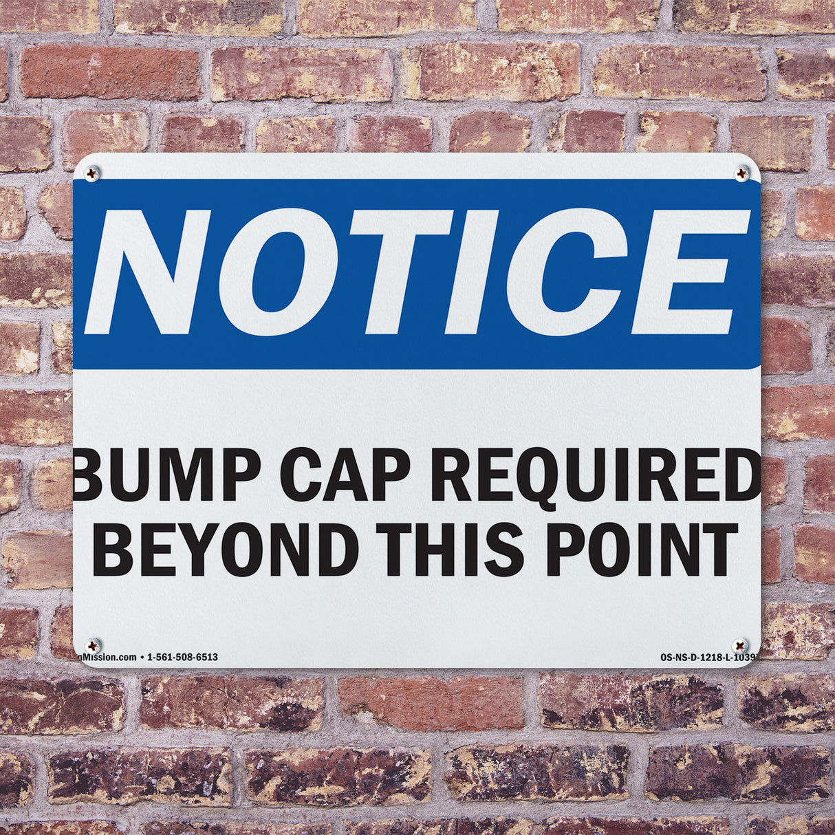Bump Caps Required Beyond This Point