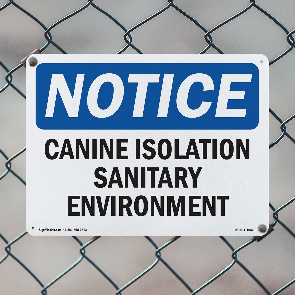 Canine Isolation Sanitary Environment