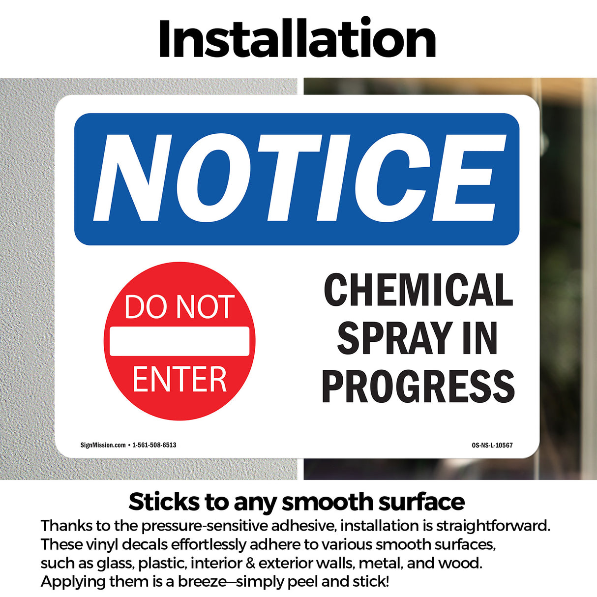 Chemical Spray In Progress