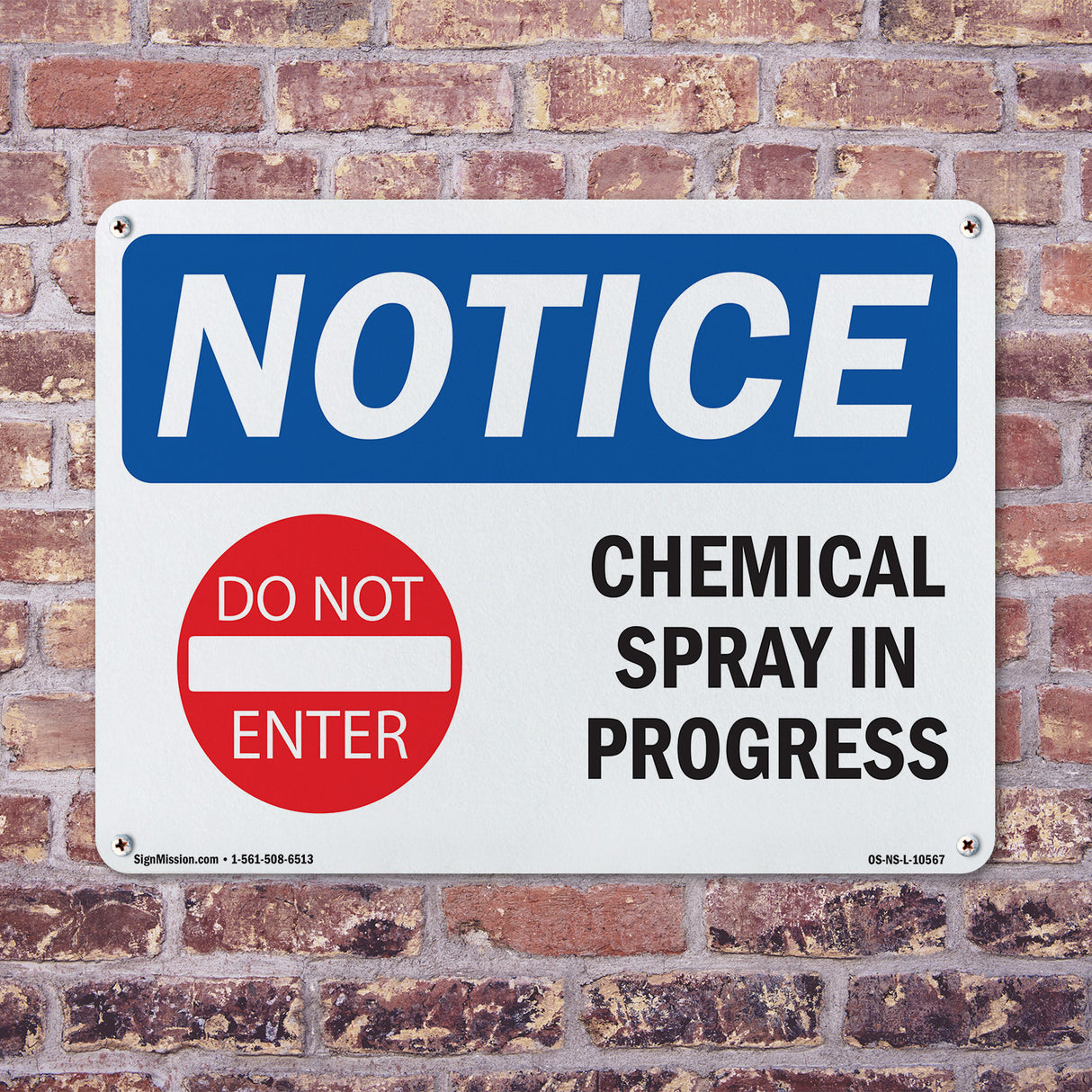 Chemical Spray In Progress