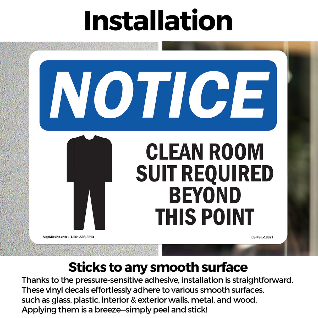 Clean Room Suit Required Beyond