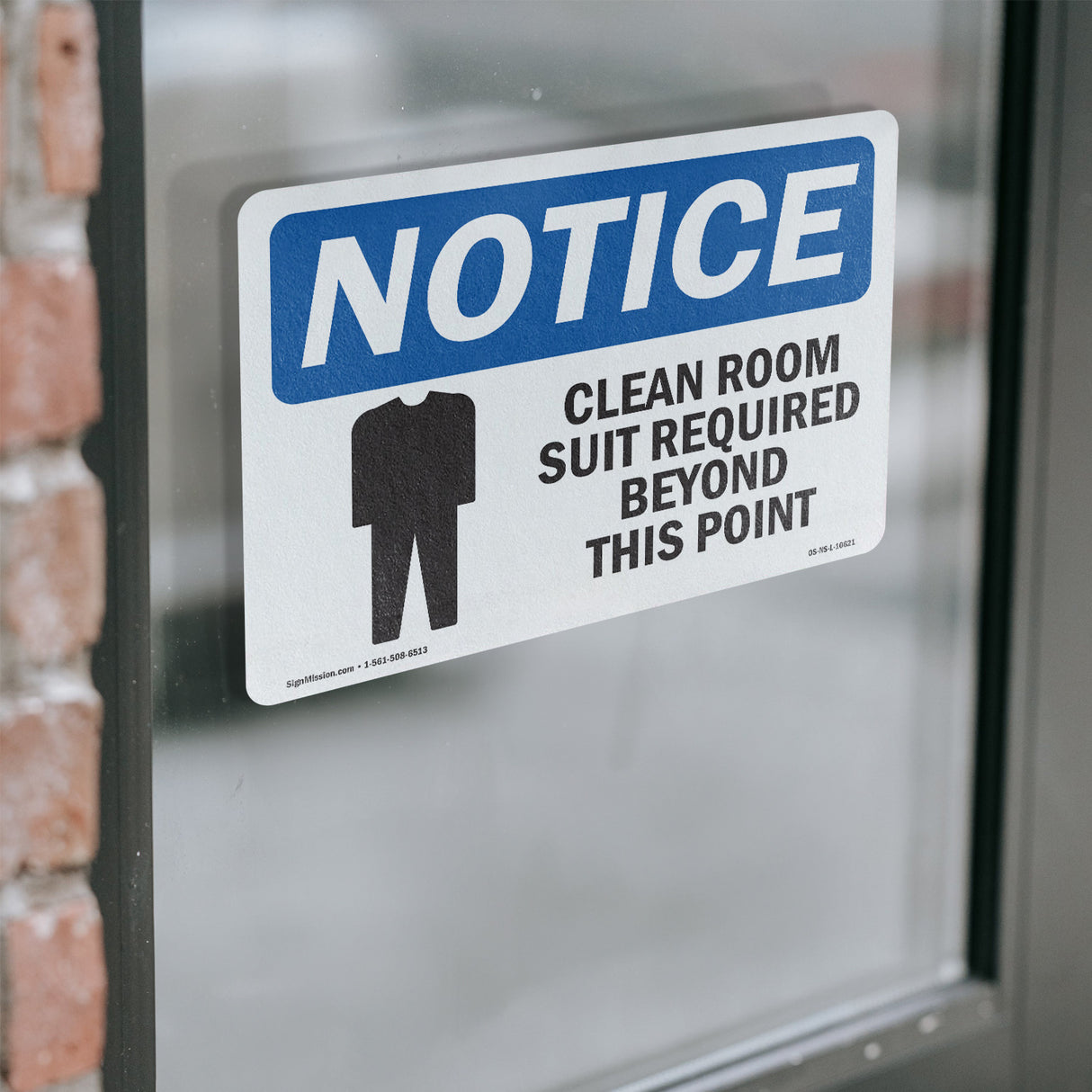 Clean Room Suit Required Beyond