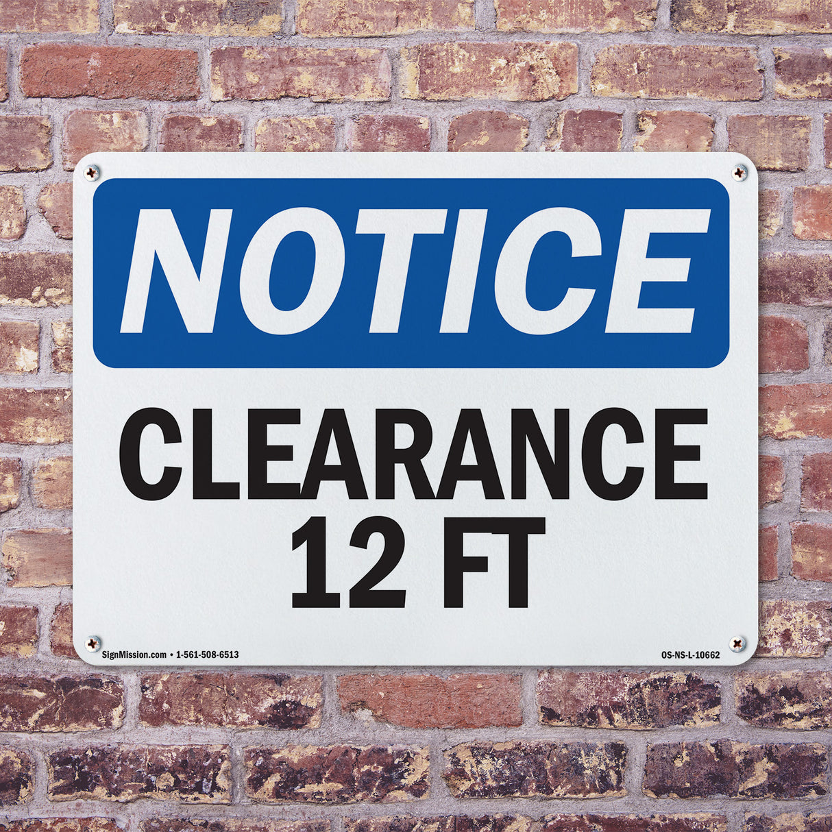 Clearance 12 Ft Sign