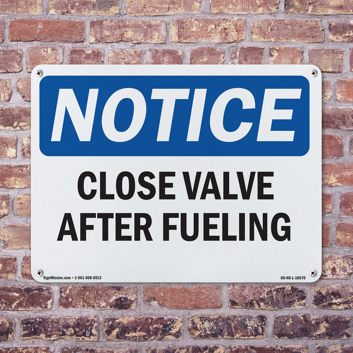 Close Valve After Fueling