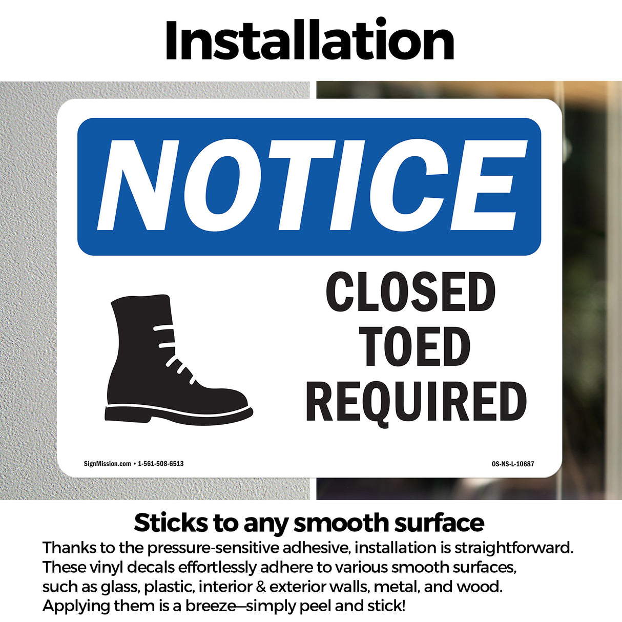 Closed Toed Shoes Required
