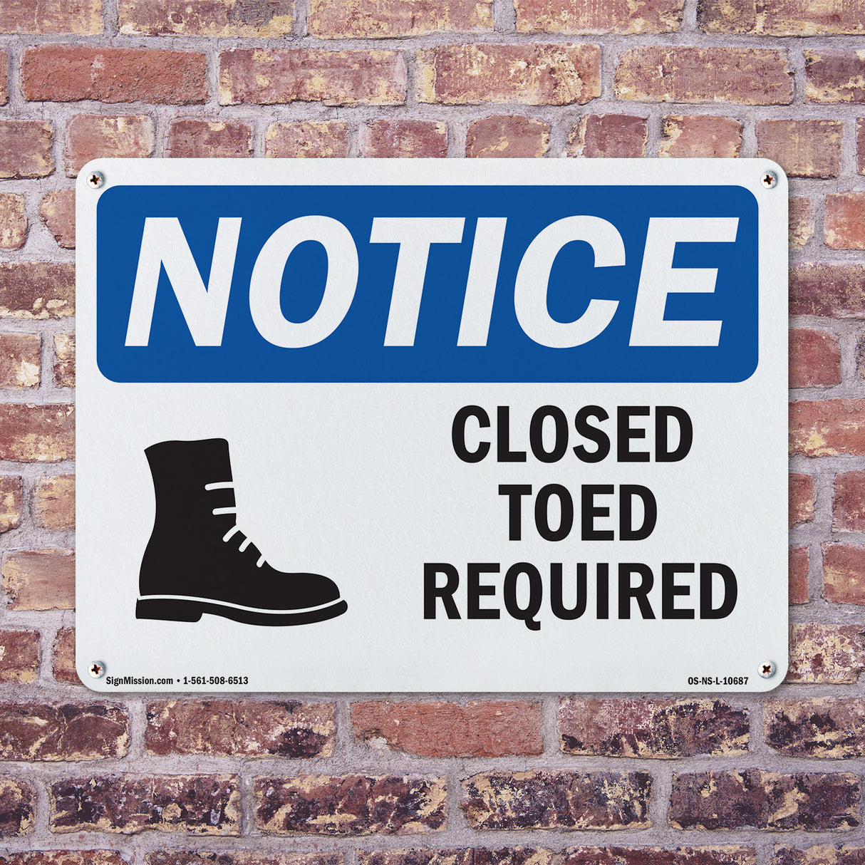 Closed Toed Shoes Required