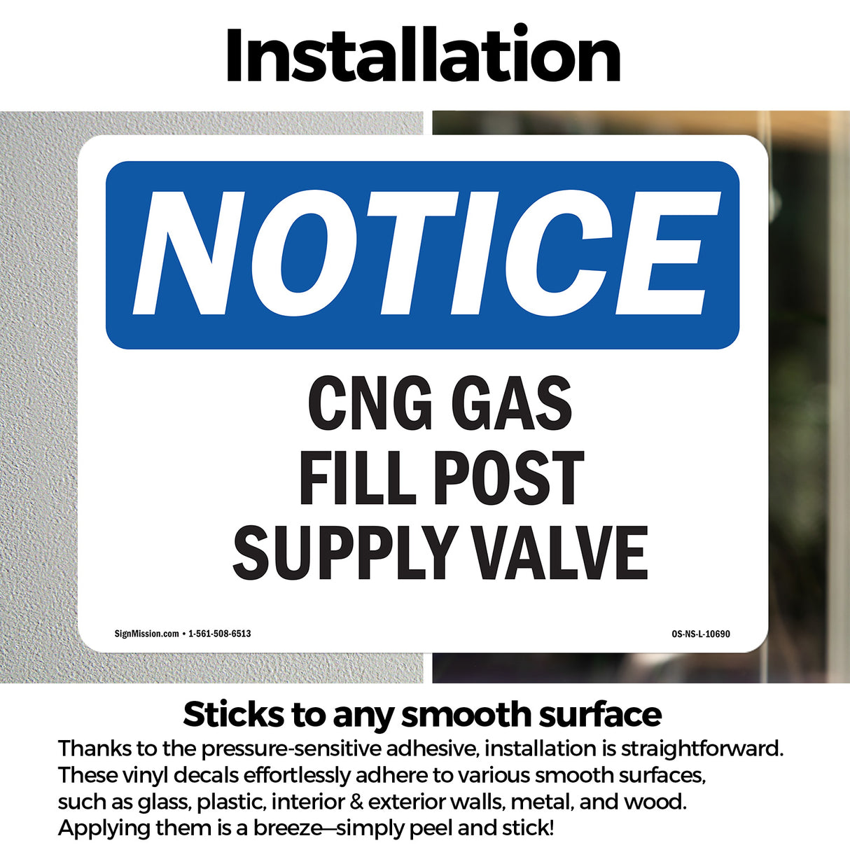 CNG Gas Fill Post Supply Valve