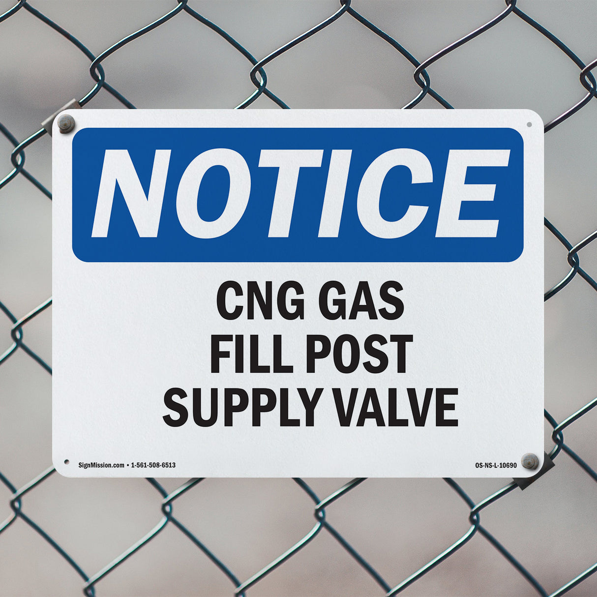 CNG Gas Fill Post Supply Valve