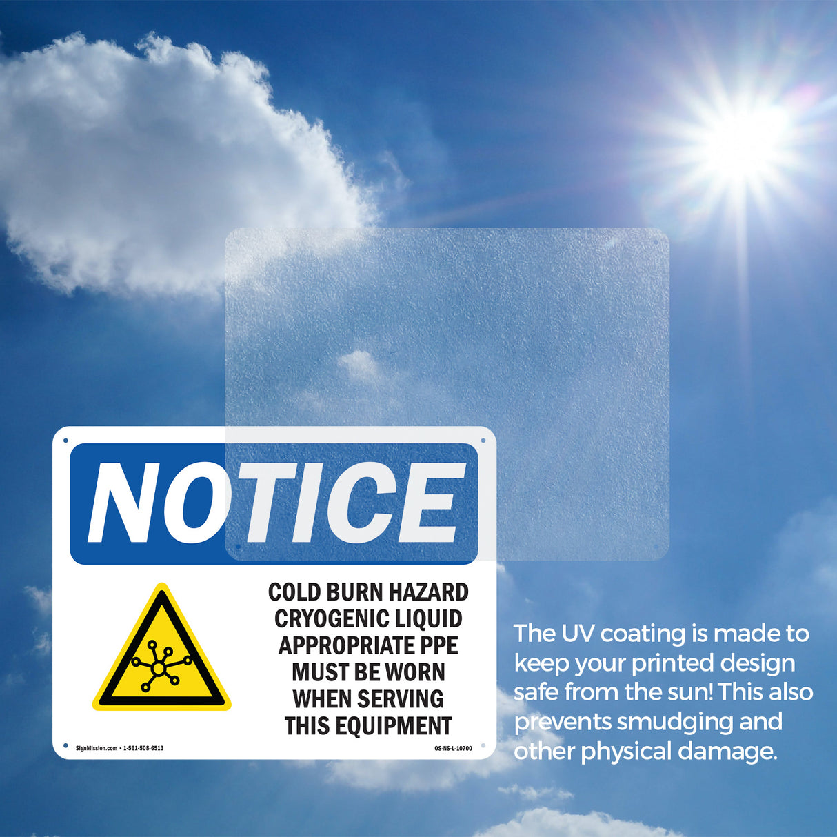 Cold Burn Hazard Cryogenic Liquid