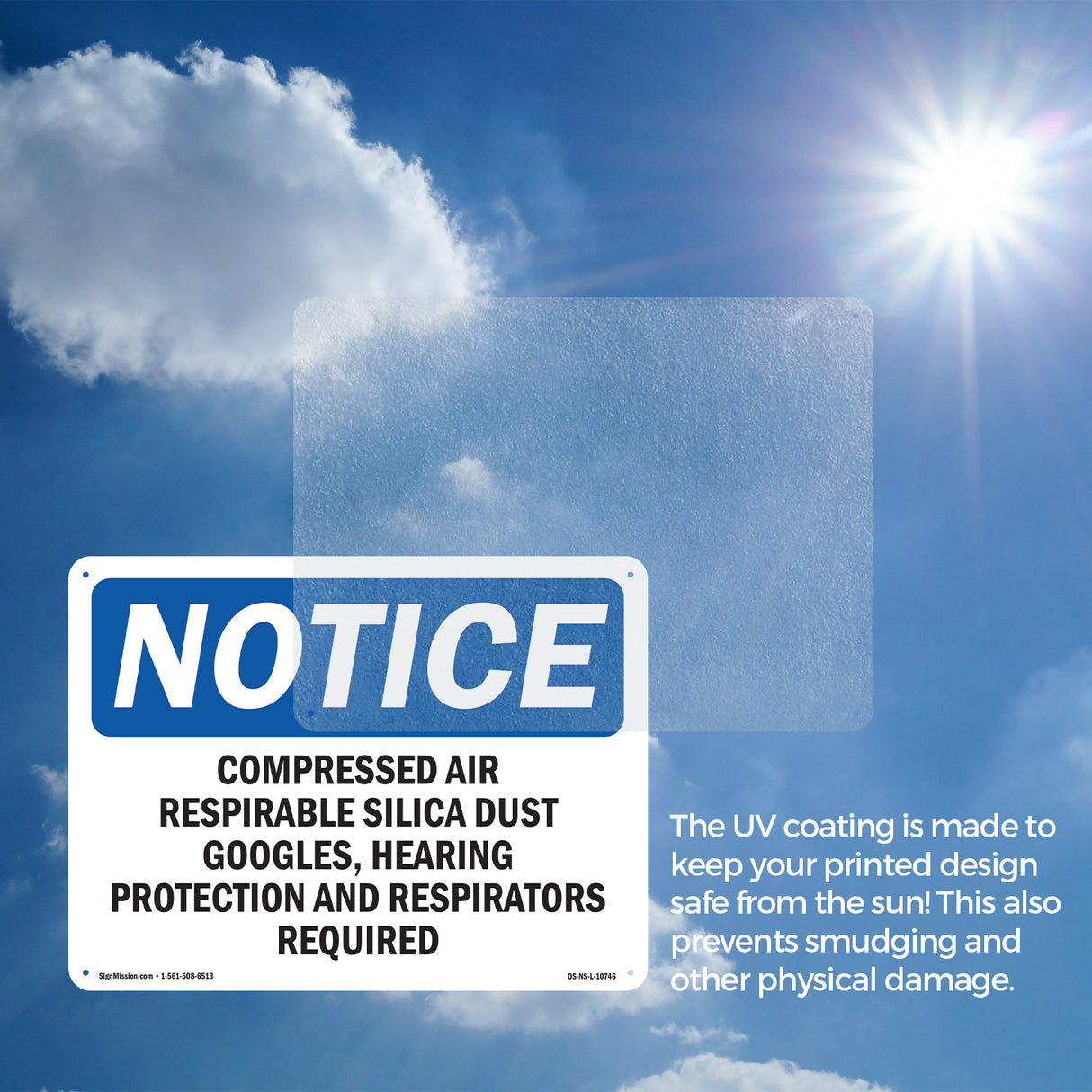 Compressed Air Respirable Silica Dust Goggles,