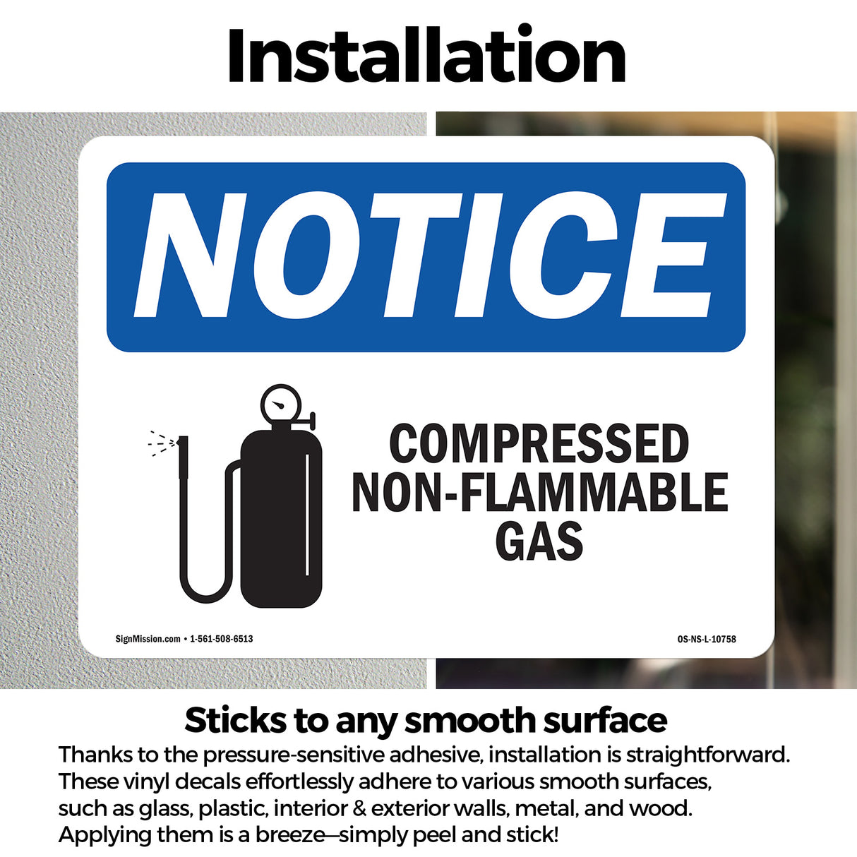 Compressed Non-Flammable Gas