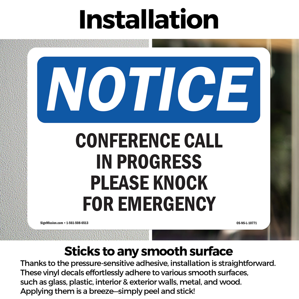 Conference Call In Progress Please Knock