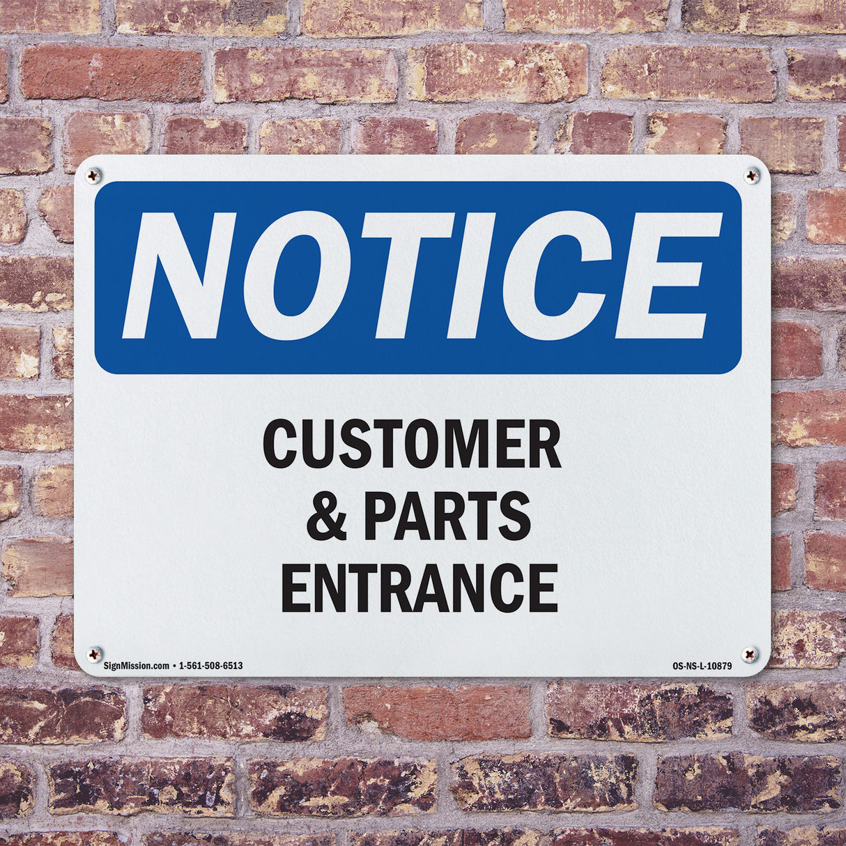 Customers And Parts Entrance