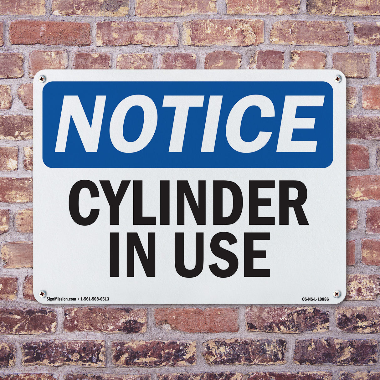 Cylinder In Use