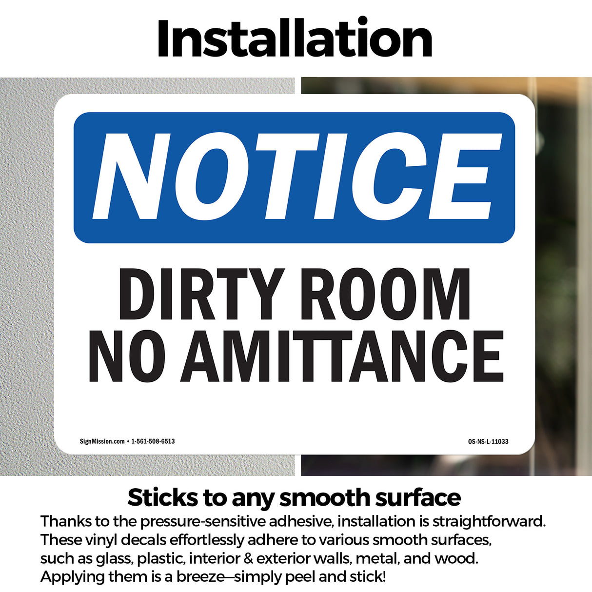 Dirty Room No Admittance