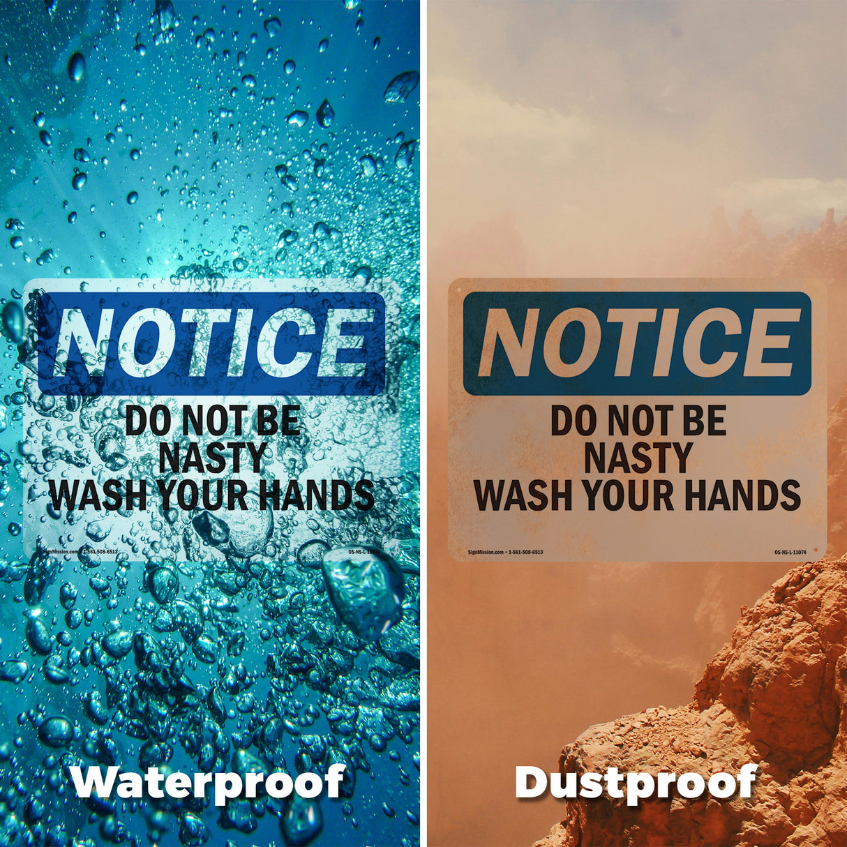 Do Not Be Nasty Wash Your Hands