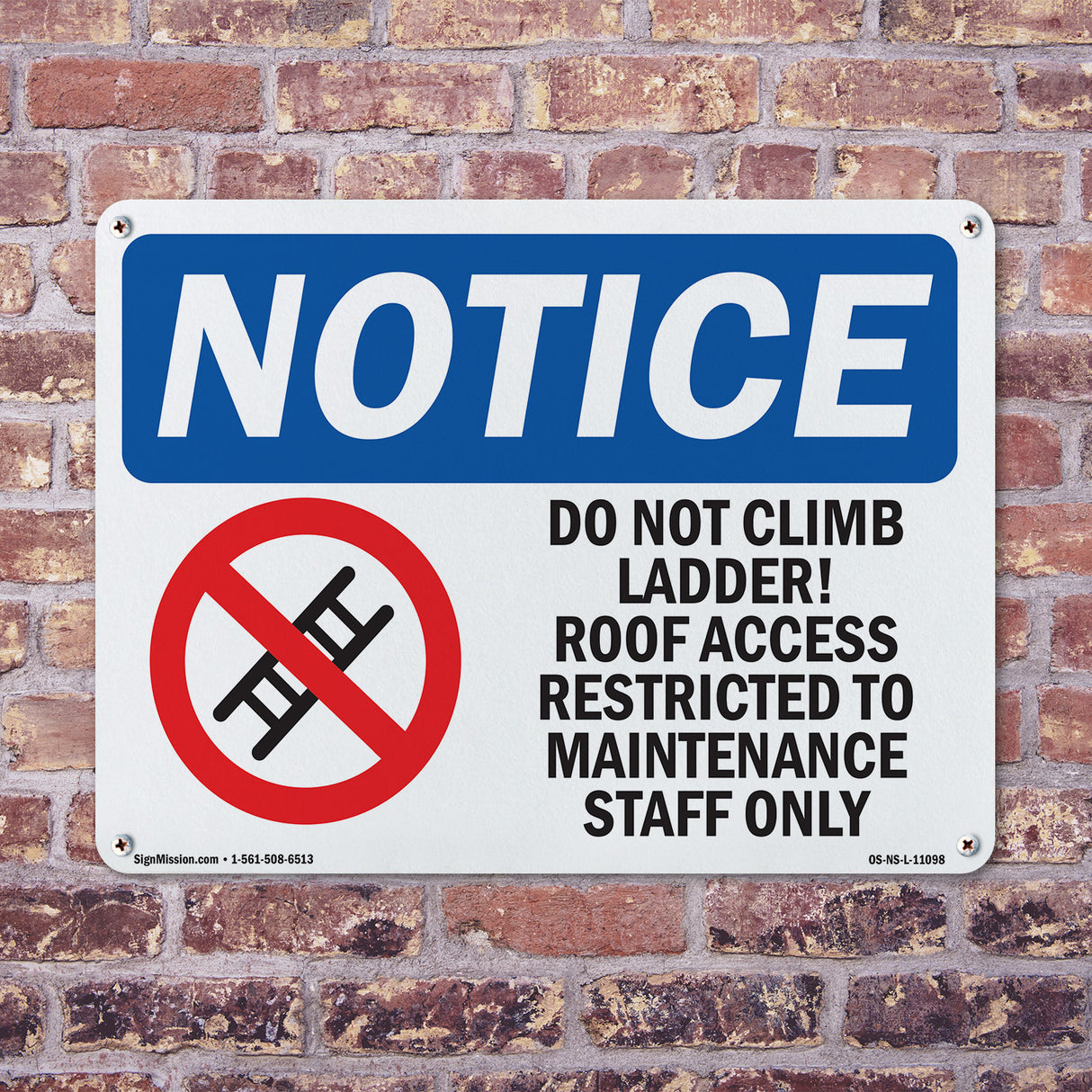 Do Not Climb Ladder