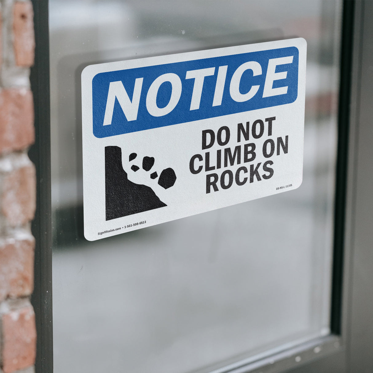 Do Not Climb On Rocks