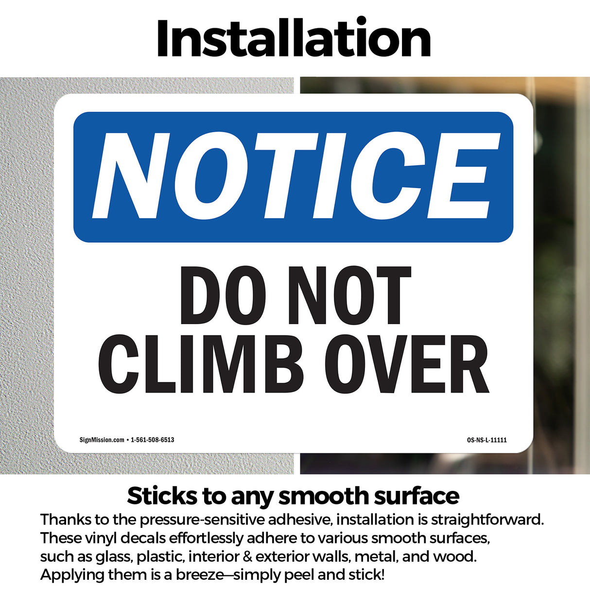 Do Not Climb Over