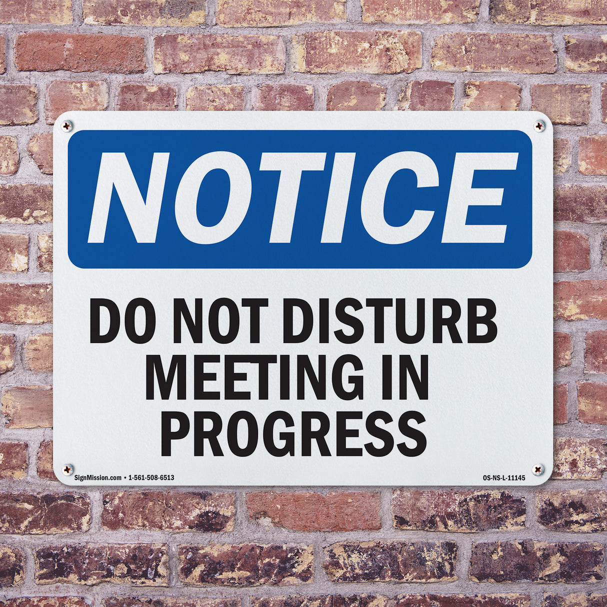 Do Not Disturb Meeting In Progress
