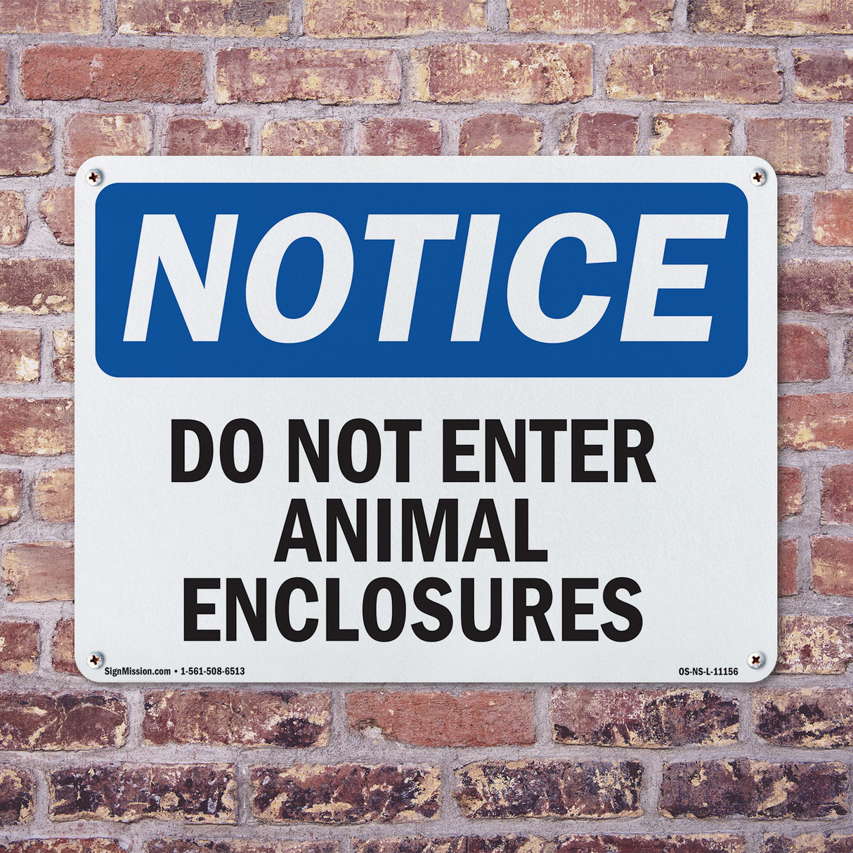 Do Not Enter Animal Enclosures