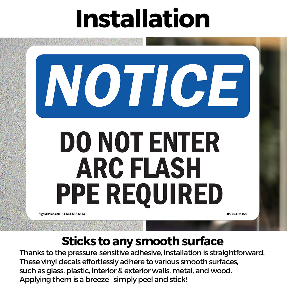 Do Not Enter Arc Flash PPE Required