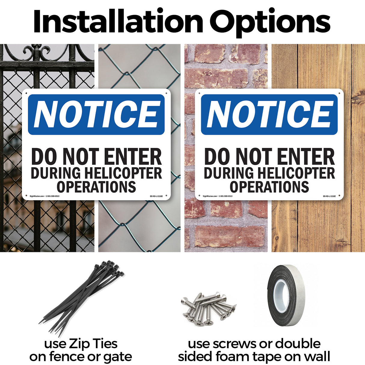 Do Not Enter During Helicopter Operations