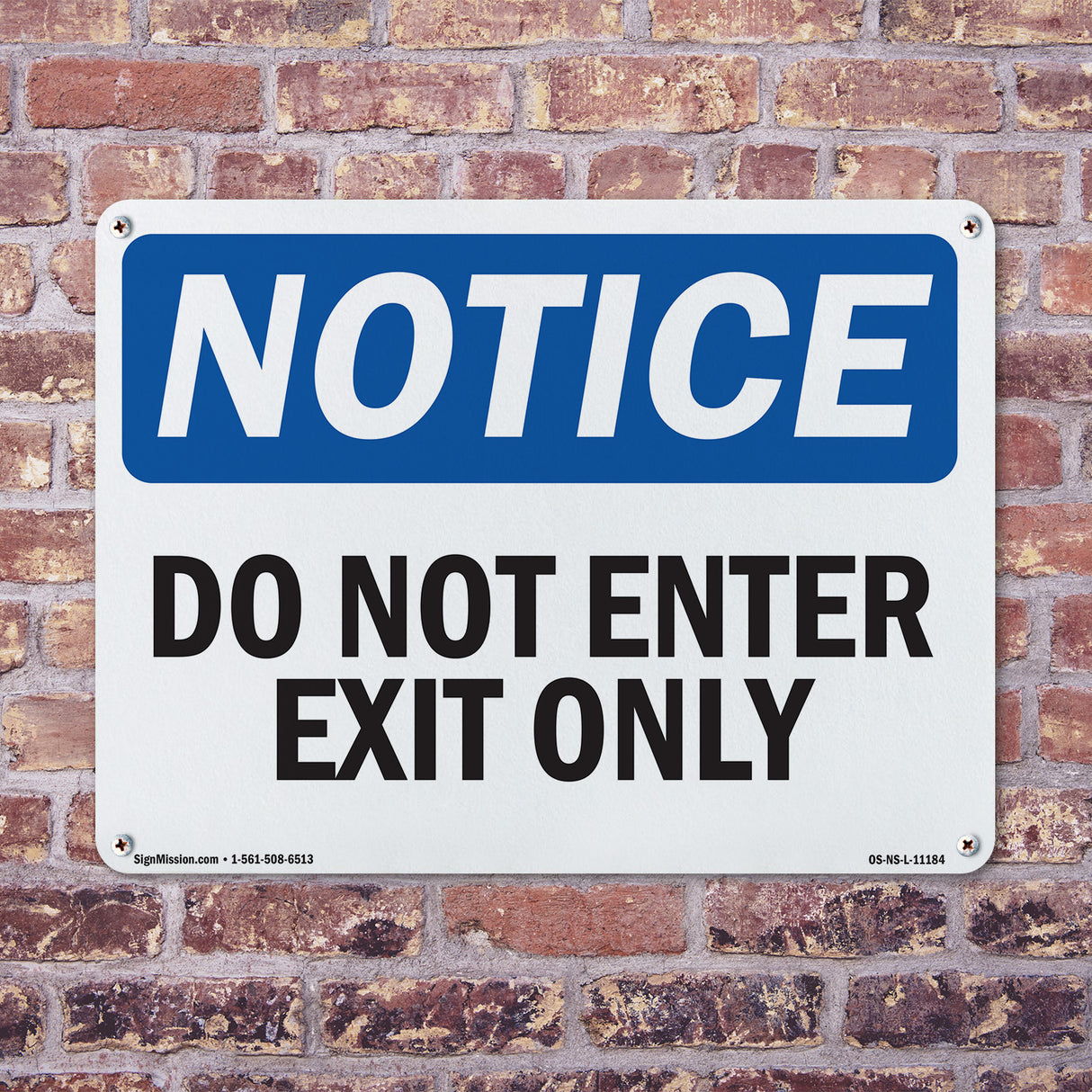 Do Not Enter Exit Only