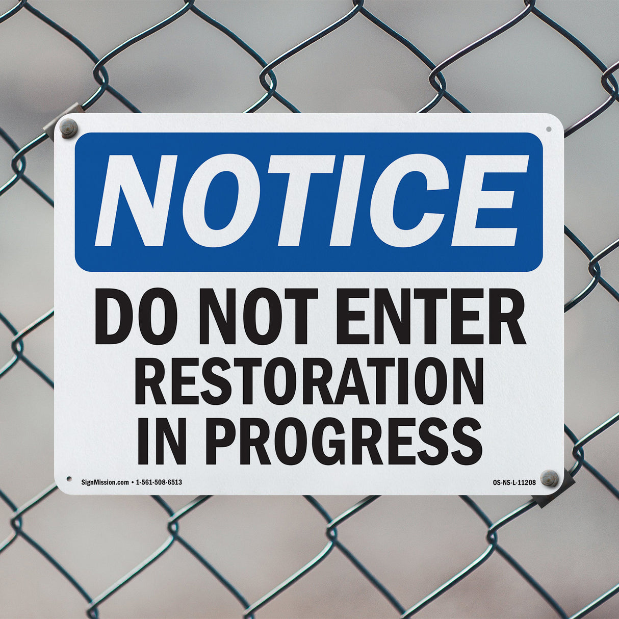 Do Not Enter Restoration In Progress
