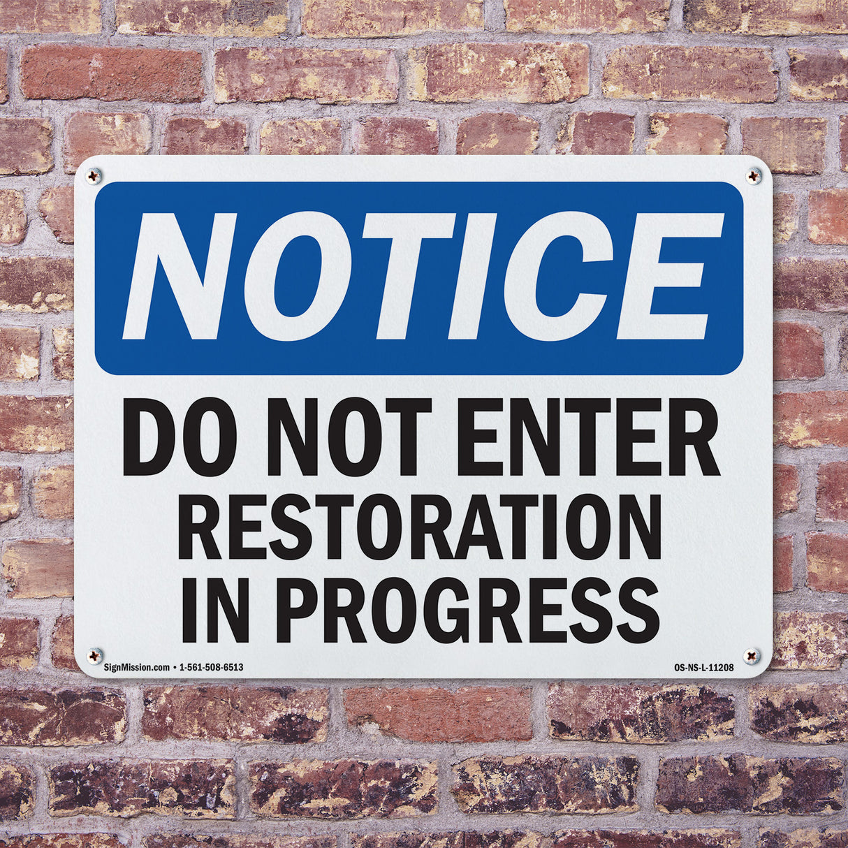 Do Not Enter Restoration In Progress