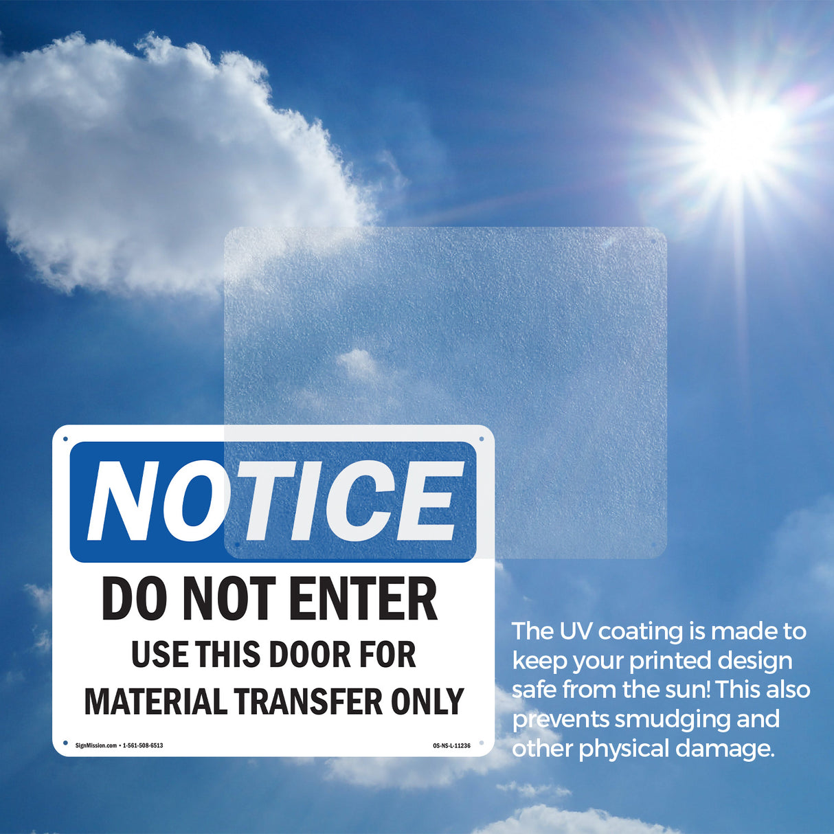 Do Not Enter Use This Door For Material