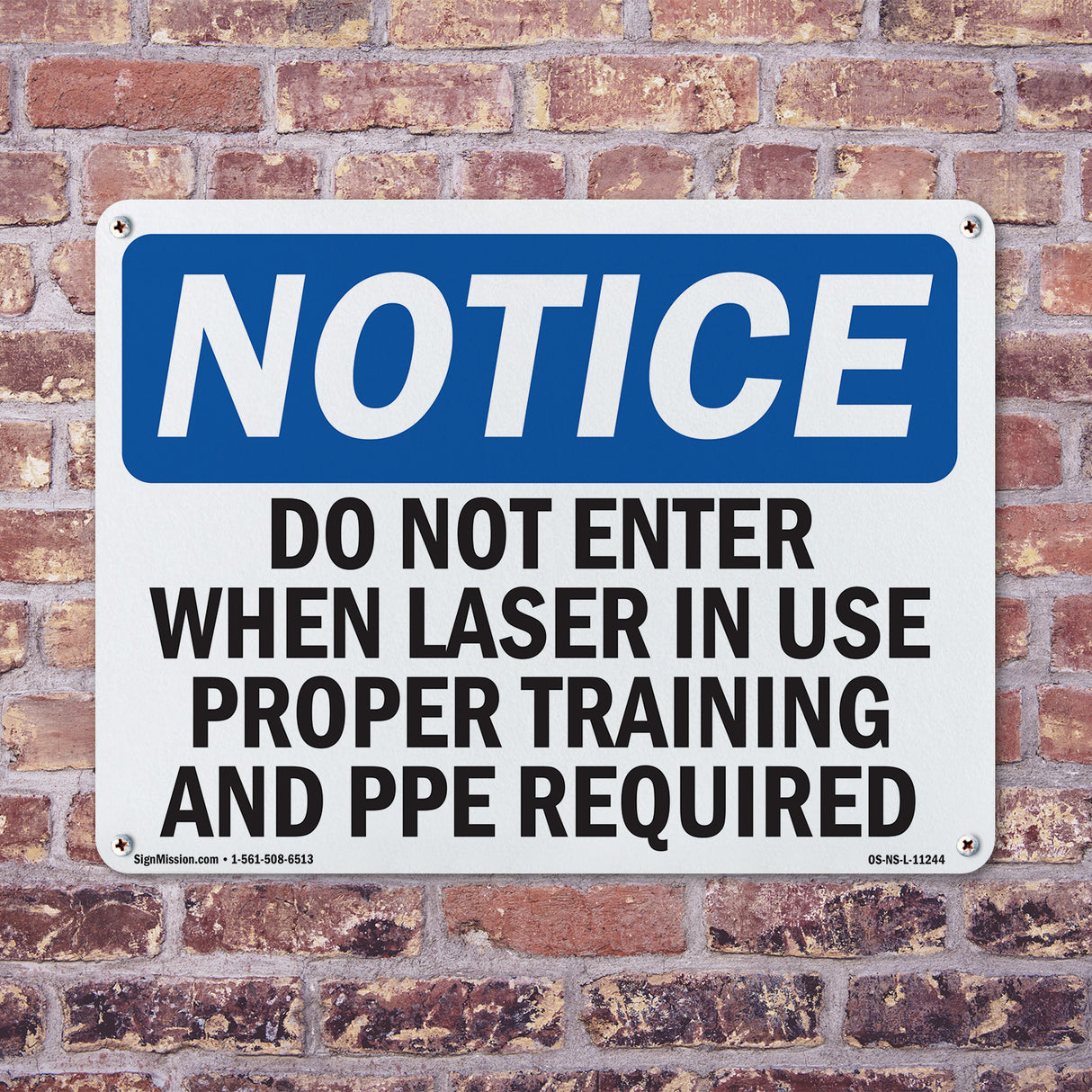 Do Not Enter When Laser In Use Proper Training