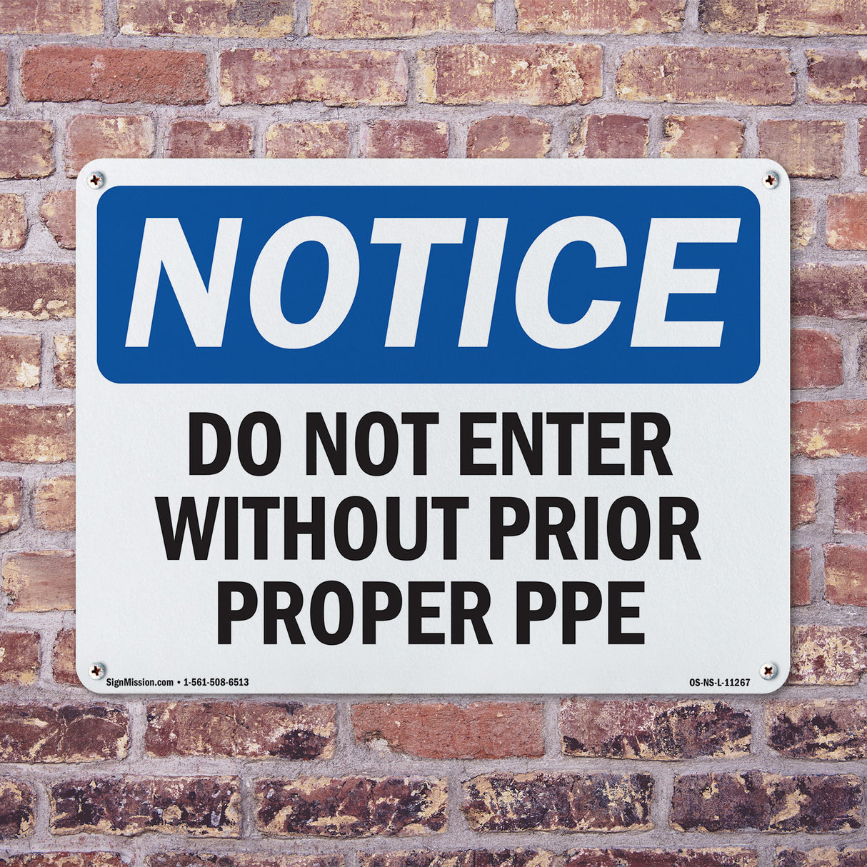 Do Not Enter Without Proper PPE