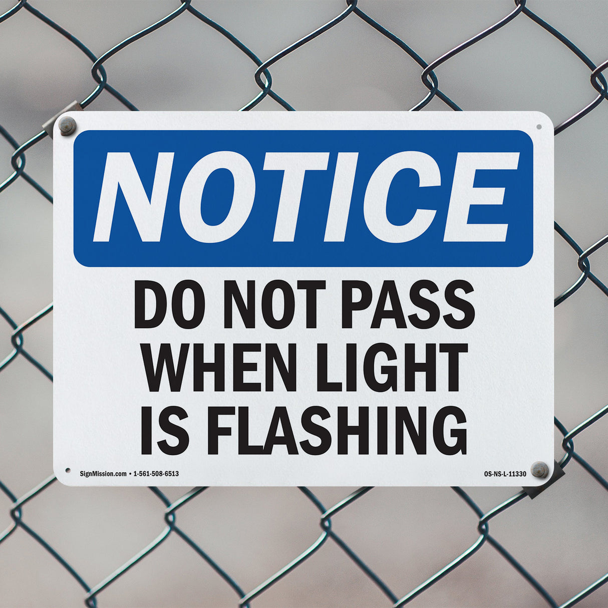 Do Not Pass When Light Is Flashing