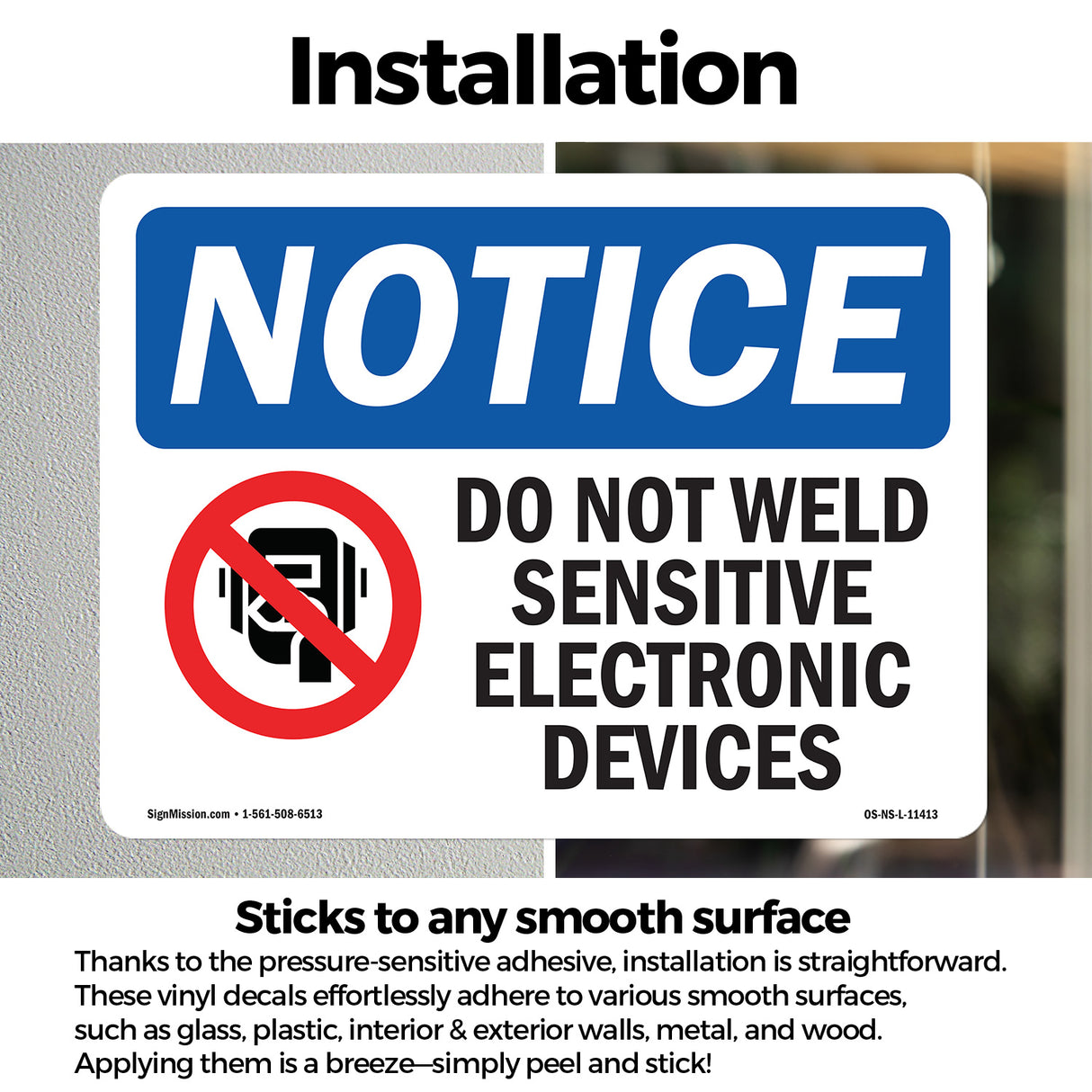 Do Not Weld Sensitive Electronic