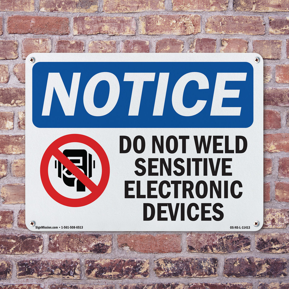 Do Not Weld Sensitive Electronic
