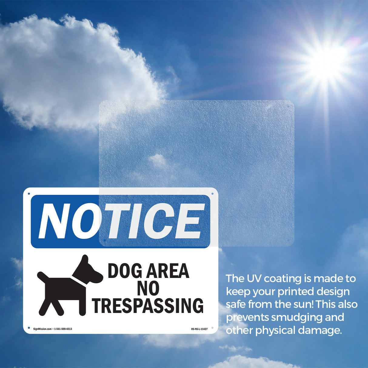 Dog Area No Trespassing