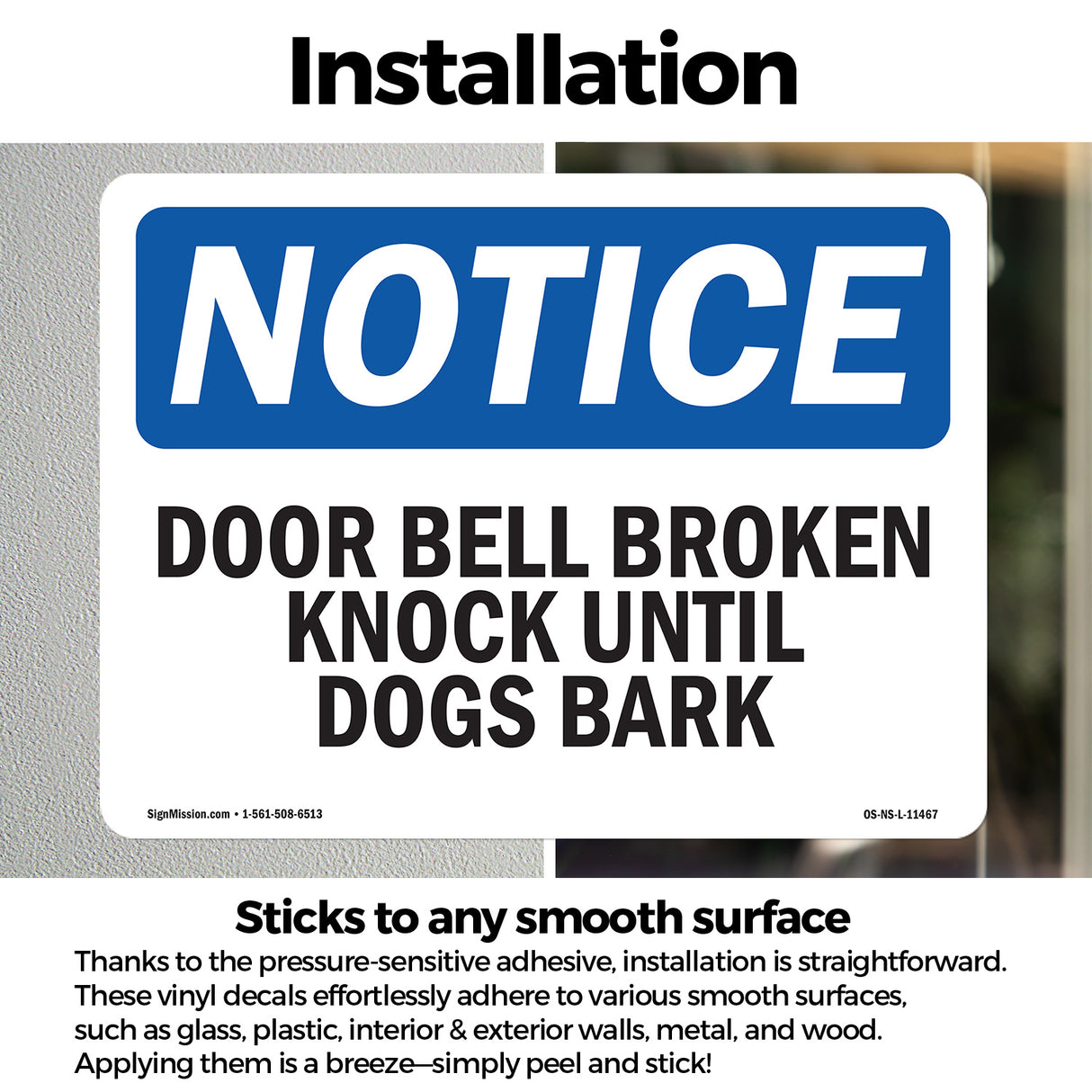 Door Bell Broken Knock Until Dogs Bark