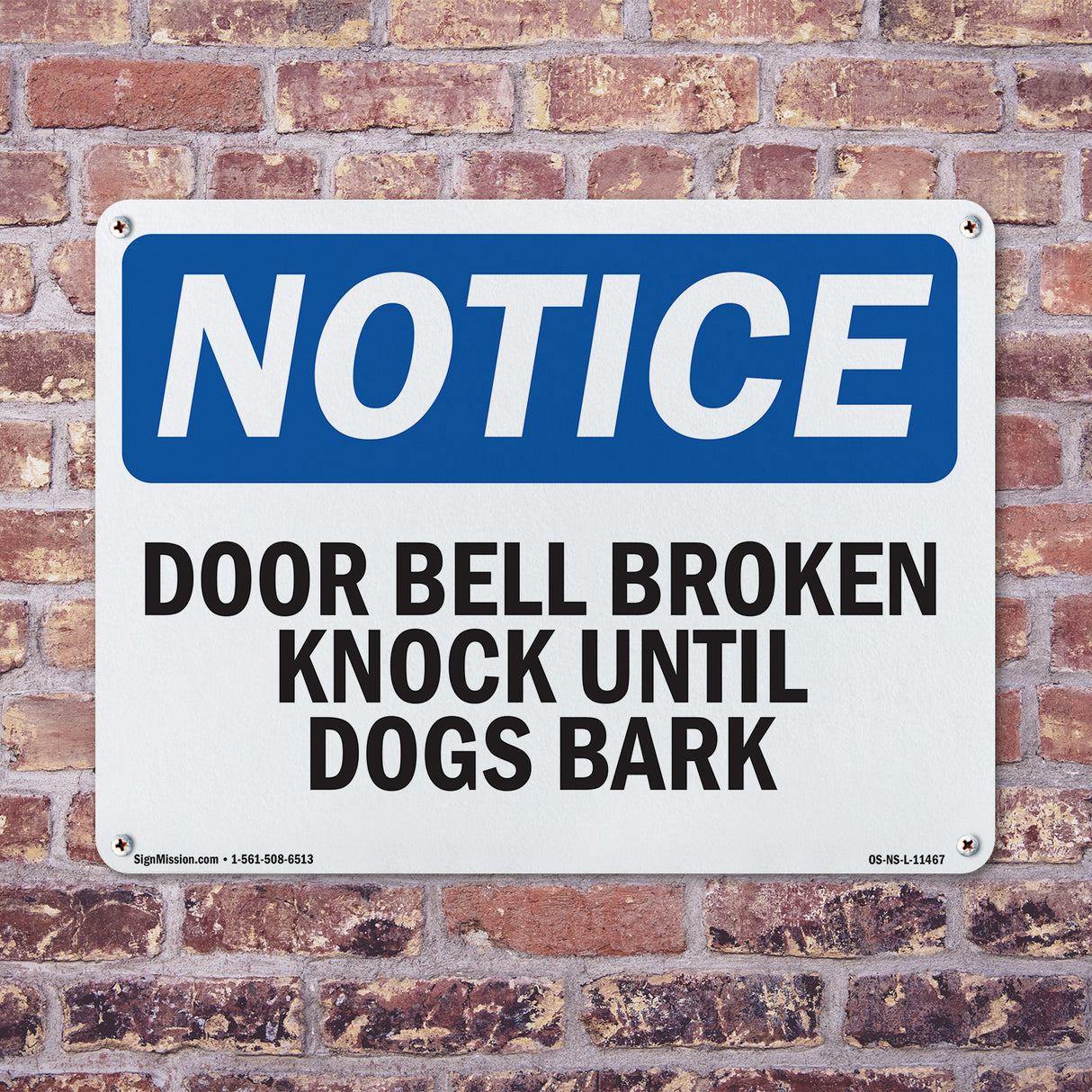 Door Bell Broken Knock Until Dogs Bark